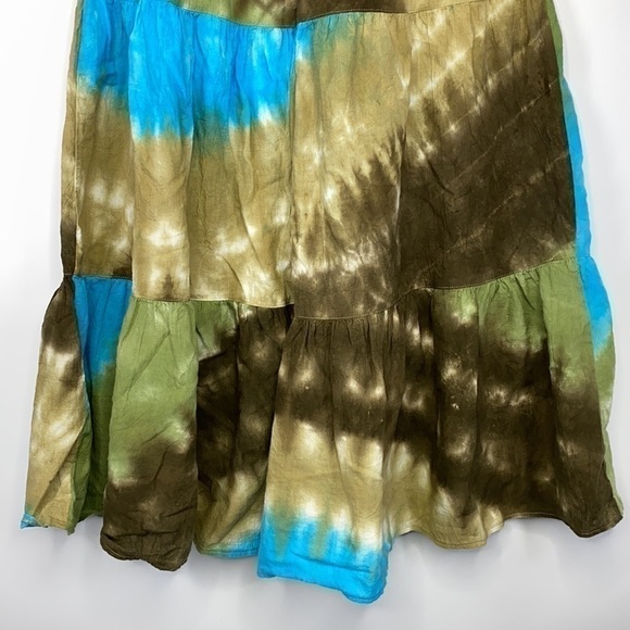 Debbie Kate South Beach Boston Proper Tie Dye Strapless Dress Size Medium - Picture 3 of 8